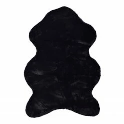 Gino Falcone Kunstfell Giorgia - Polyester - Schwarz - 60 x 80 cm