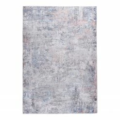 Gino Falcone Kurzflorteppich Rachele 090 - Polyester - Grau - 140 x 200 cm