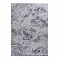 Gino Falcone Kurzflorteppich Rachele 087 - Polyester - Grau - 140 x 200 cm