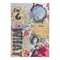 Gino Falcone Kurzflorteppich Cosima 107 II - Polyester / Baumwolle - Mehrfarbig - 190 x 280 cm