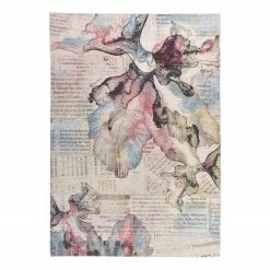 Gino Falcone Kurzflorteppich Cosima 108 II - Polyester / Baumwolle - Mehrfarbig - 190 x 280 cm