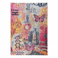 Gino Falcone Kurzflorteppich Cosima 109 II - Polyester / Baumwolle - Mehrfarbig - 160 x 230 cm