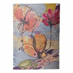 Gino Falcone Kurzflorteppich Cosima 113 - Polyester / Baumwolle - Mehrfarbig - 80 x 160 cm