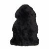 Top Square Fellteppich Lambskin - Lammfell - Schwarz