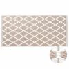 Butlers In-/ Outdoorteppich COLOUR CLASH RautenI - Polypropylen - Natur