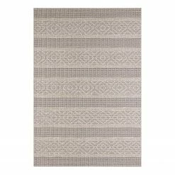 ELLE DECORATION In-/Outdoorteppich Rhone - Polypropylen - Beige - 194 x 290 cm