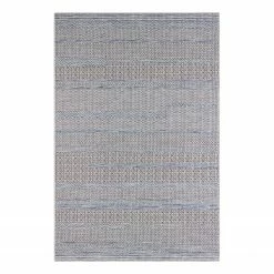 ELLE DECORATION In-/Outdoorteppich Marne - Polypropylen - Blau - 155 x 230 cm