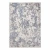 ELLE DECORATION Kurzflorteppich Corrèze - Viskose / Polyester - Silber - 80 x 125 cm