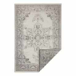 Northrugs In-/Outdoor Wendeläufer Badian - Polypropylen - Creme / Grau