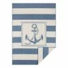 Northrugs In-/Outdoor Wendeteppich Gandara - Polypropylen - Creme / Blau