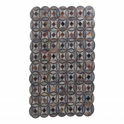 Kare Design Fellteppich Izmir - Kuh-/Rinderfell / Wolle - Mehrfarbig