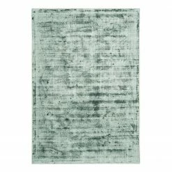 Kare Design Kurzflorteppich Seaburry - Baumwolle / Viskose - Grün - 170 x 240 cm