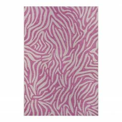 Northrugs In-/Outdoorteppich Cebra - Polypropylen - Pink - 200 x 290 cm