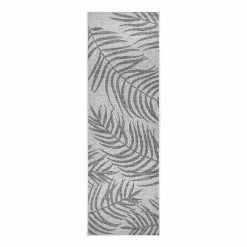 Northrugs In-/Outdoorläufer Palmera - Polypropylen - Grau - 70 x 200 cm