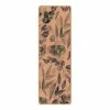 Bilderwelten Läufer/Yogamatte Aquarellblätter I - Oberfläche: Kork / Unterseite: Naturkautschuk - Blau