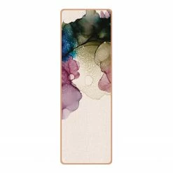 Bilderwelten Läufer/Yogamatte Blumenbogen - Oberfläche: Kork / Unterseite: Naturkautschuk - Blau