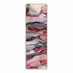 Bilderwelten Läufer/Yogamatte Wellenreiten - Oberfläche: Kork / Unterseite: Naturkautschuk - Pink