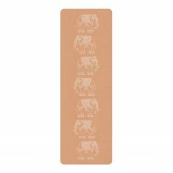 Bilderwelten Läufer/Yogamatte Indischer Elefant - Oberfläche: Kork / Unterseite: Naturkautschuk - Weiß