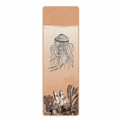 Bilderwelten Läufer/Yogamatte Medusa - Oberfläche: Kork / Unterseite: Naturkautschuk - Schwarz