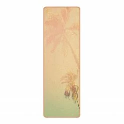 Bilderwelten Läufer/Yogamatte Sonnenuntergang III - Oberfläche: Kork / Unterseite: Naturkautschuk - Mehrfarbig