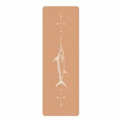 Bilderwelten Läufer/Yogamatte Schwertfisch - Oberfläche: Kork / Unterseite: Naturkautschuk - Weiß