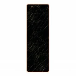 Bilderwelten Läufer/Yogamatte Marmor II - Oberfläche: Kork / Unterseite: Naturkautschuk - Schwarz