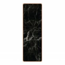 Bilderwelten Läufer/Yogamatte Nero Carrara - Oberfläche: Kork / Unterseite: Naturkautschuk - Schwarz