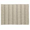 Top Square Wollteppich Ahiara - Wolle / Baumwolle - Beige