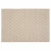 Top Square Wollteppich Sybil I - Wolle / Nylon / Baumwolle - Beige