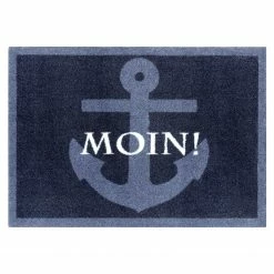 Zala Living Fußmatte Moin - Polyamide - Blau