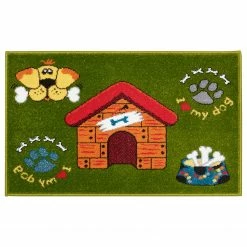 Hanse Home Fußmatte I love my dog - Polypropylen-Heatset - Grün