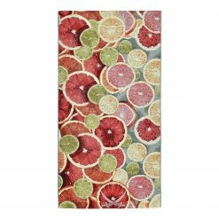 SANSIBAR In-/ Outdoorteppich Rantum Beach 003 I - Kunstfaser - Orange / Mehrfarbig - 160 x 230 cm