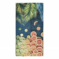 SANSIBAR In-/ Outdoorläufer Rantum Beach 004 - Kunstfaser - Mehrfarbig