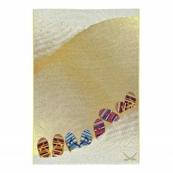 SANSIBAR In-/ Outdoorteppich Rantum Beach 017 - Kunstfaser - Beige / Mehrfarbig - 190 x 290 cm