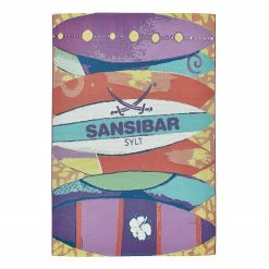 SANSIBAR In-/ Outdoorläufer Rantum Beach 020 - Kunstfaser - Mehrfarbig