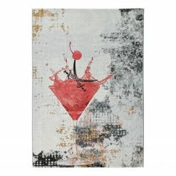 SANSIBAR In-/ Outdoorteppich Rantum Beach 027 - Kunstfaser - Blau - 160 x 230 cm