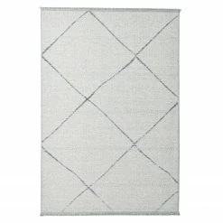 SANSIBAR Läufer Braderup - Schurwolle / Viskose - Weiß