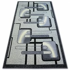 RugsX Teppich BCF BASE 3923 HIMBEERE grau - 140 x 190 cm