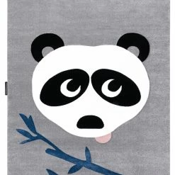 RugsX Kinderteppich PETIT PANDA grau - 200 x 290 cm