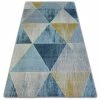 RugsX Teppich NORDIC TRIANGLE blau/creme - 200 x 290 cm