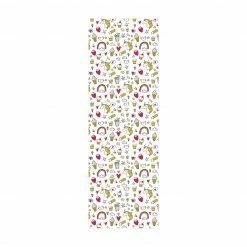 Bilderwelten Einhörner und Süßes in Gelb und Rot - 70 x 210 cm - Durchmesser: 210 cm