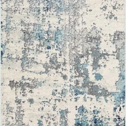 Surya Abstrakt-Teppich DUNKIRK - Blau - 200 x 274 cm