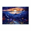 Bilderwelten Dolphins World - 300 x 200 cm - Durchmesser: 200 cm