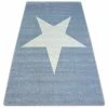RugsX Teppich NORDIC STAR grau/creme G4581 - 140 x 190 cm