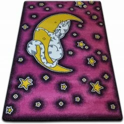 RugsX Teppich KIDS Katze rosa C414 - 240 x 330 cm