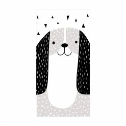 Bilderwelten Tierpark mit Mustern - Hund - 100 x 200 cm - Durchmesser: 200 cm