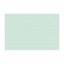 Bilderwelten No.YK38 ZickZack Muster Grün - 120 x 80 cm - Durchmesser: 80 cm