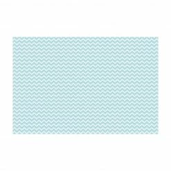 Bilderwelten No.YK39 ZickZack Muster Blau - 300 x 200 cm - Durchmesser: 200 cm