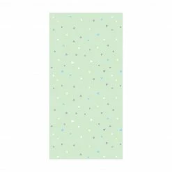 Bilderwelten Bunte Pastelldreiecke auf Grün - 80 x 160 cm - Durchmesser: 160 cm