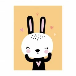 Bilderwelten Das glückliche Häschen - 150 x 200 cm - Durchmesser: 200 cm